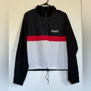 S72 Vintage Disney Size XL Mickey Mouse Color Block Windbreaker Pullover